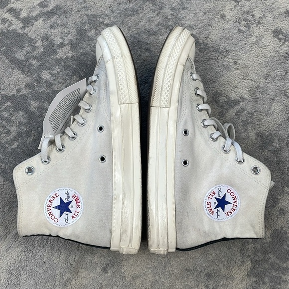 Comme des Garcons PLAY CdG x Converse Chuck Taylor All Star High Top Sneaker 9 - Picture 12 of 14